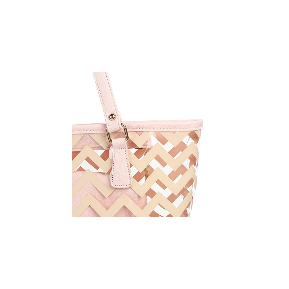 Bolsos con diseño de rayas con bolsillo