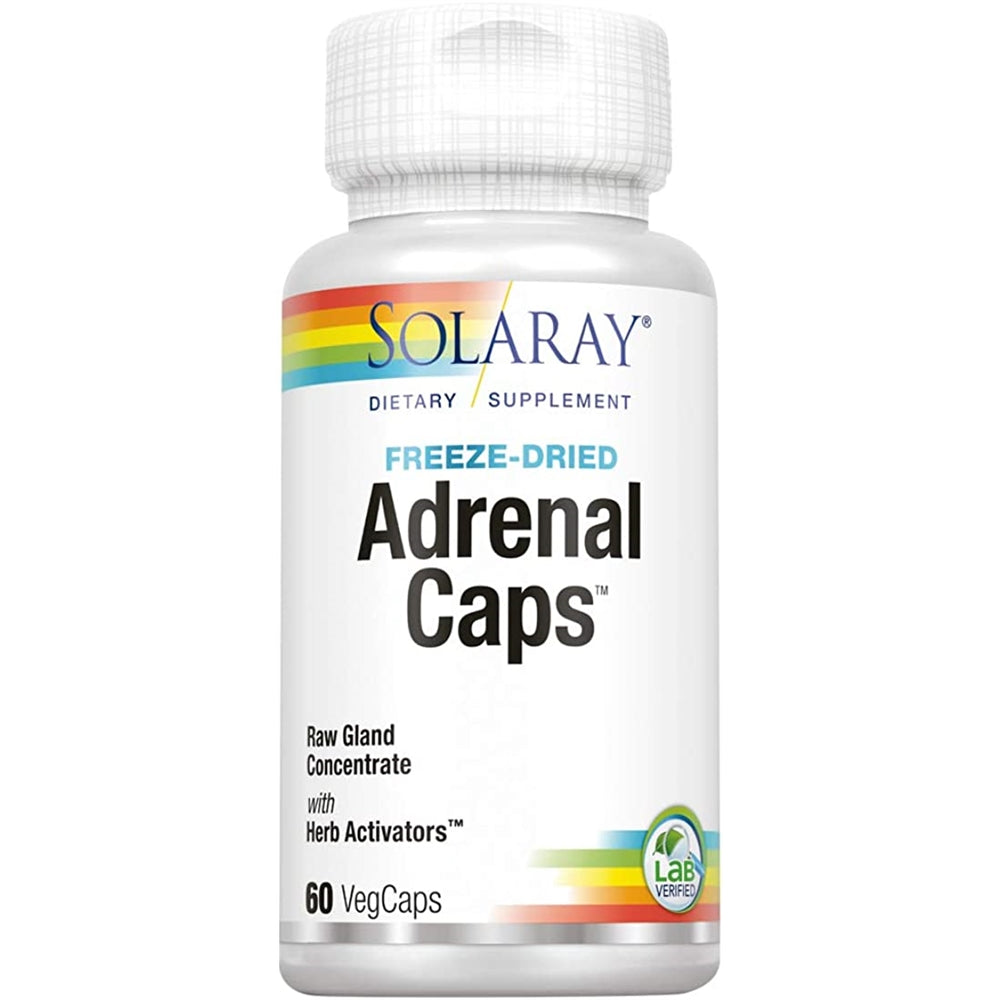 Cápsulas suprarrenales liofilizadas manejo saludable estrés