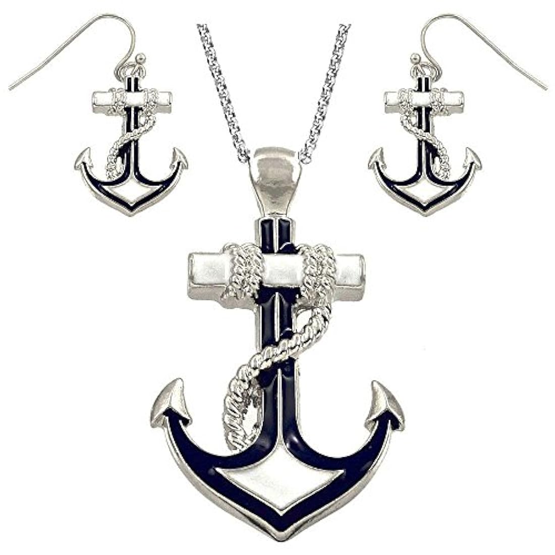 Juego de collar con colgante y arete