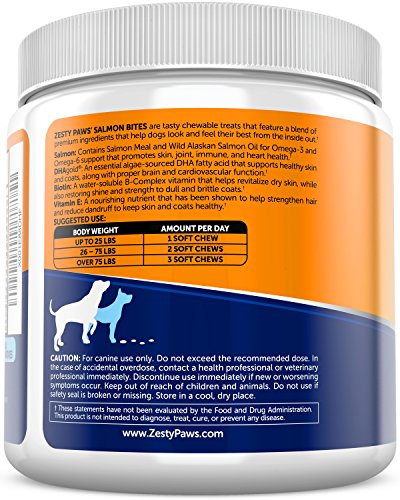 Aceite de pescado de salmón Omega 3 para perros