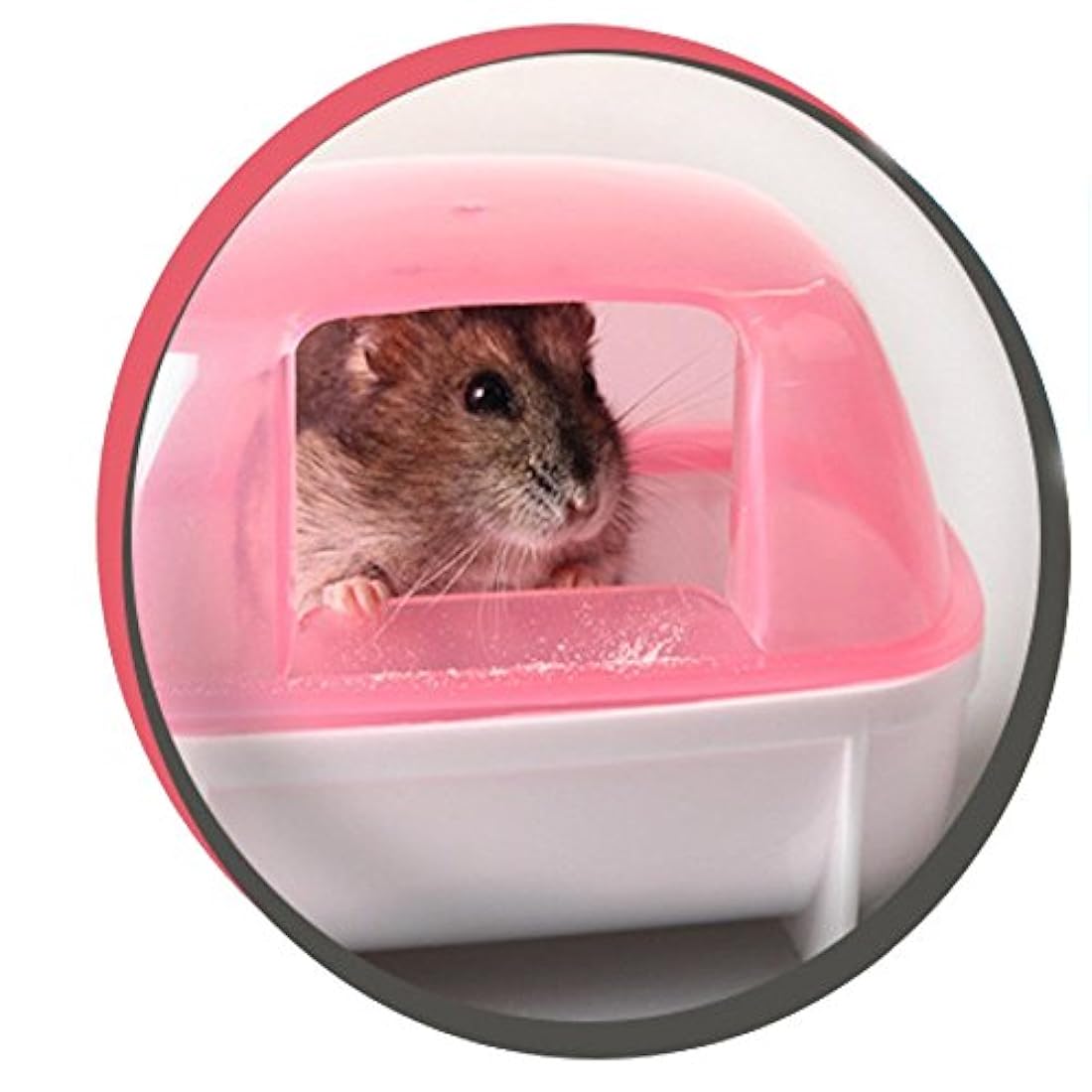 Arena de baño de hámster, arena de gerbil, para pequeños amigos, granja, chinchilla, polvo, arena para baño (2LB) (arena de hamster) (polvo de arena de baño de hamster (A))