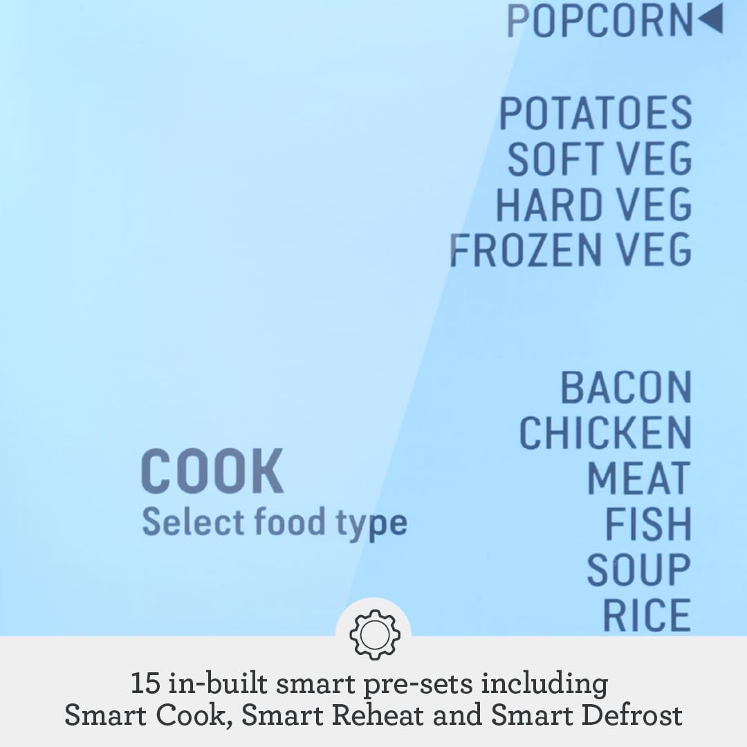 Microondas Breville Smooth Wave, 850W, Modelo BMO850BSS1BUC1