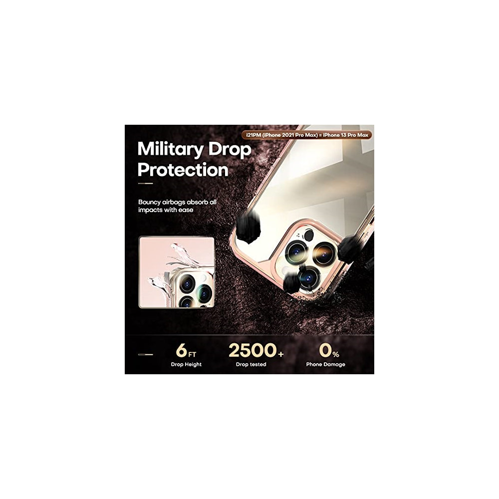 Fundas y Estuches para iPhone 13 Pro Max Rosa Dorado