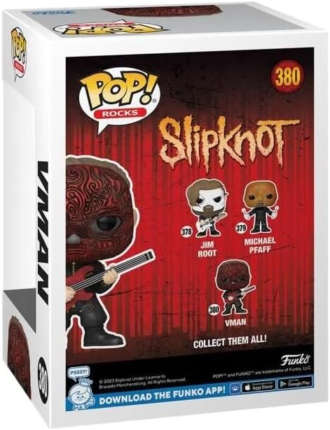 Figura Funko POP Slipknot V-Man 3.75 pulgadas con protector