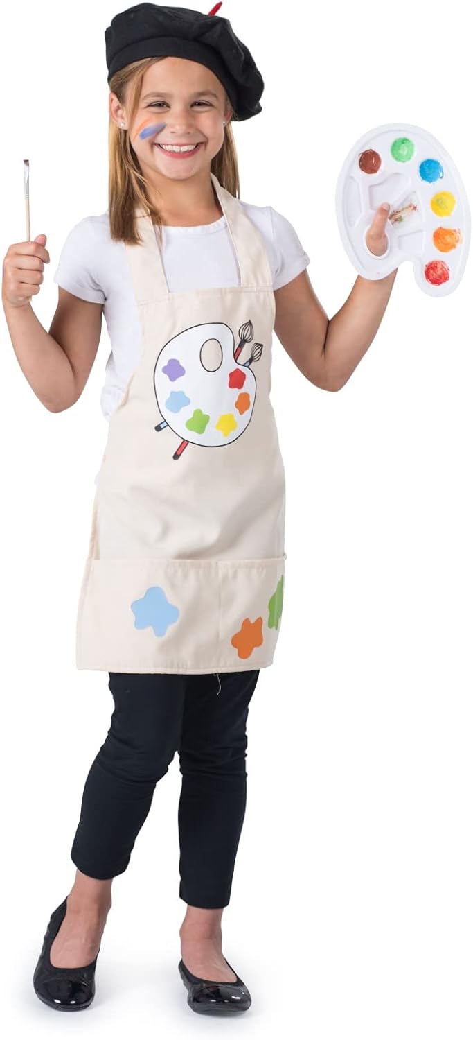 Disfraz de Artista para Niños Dress Up America con Boina