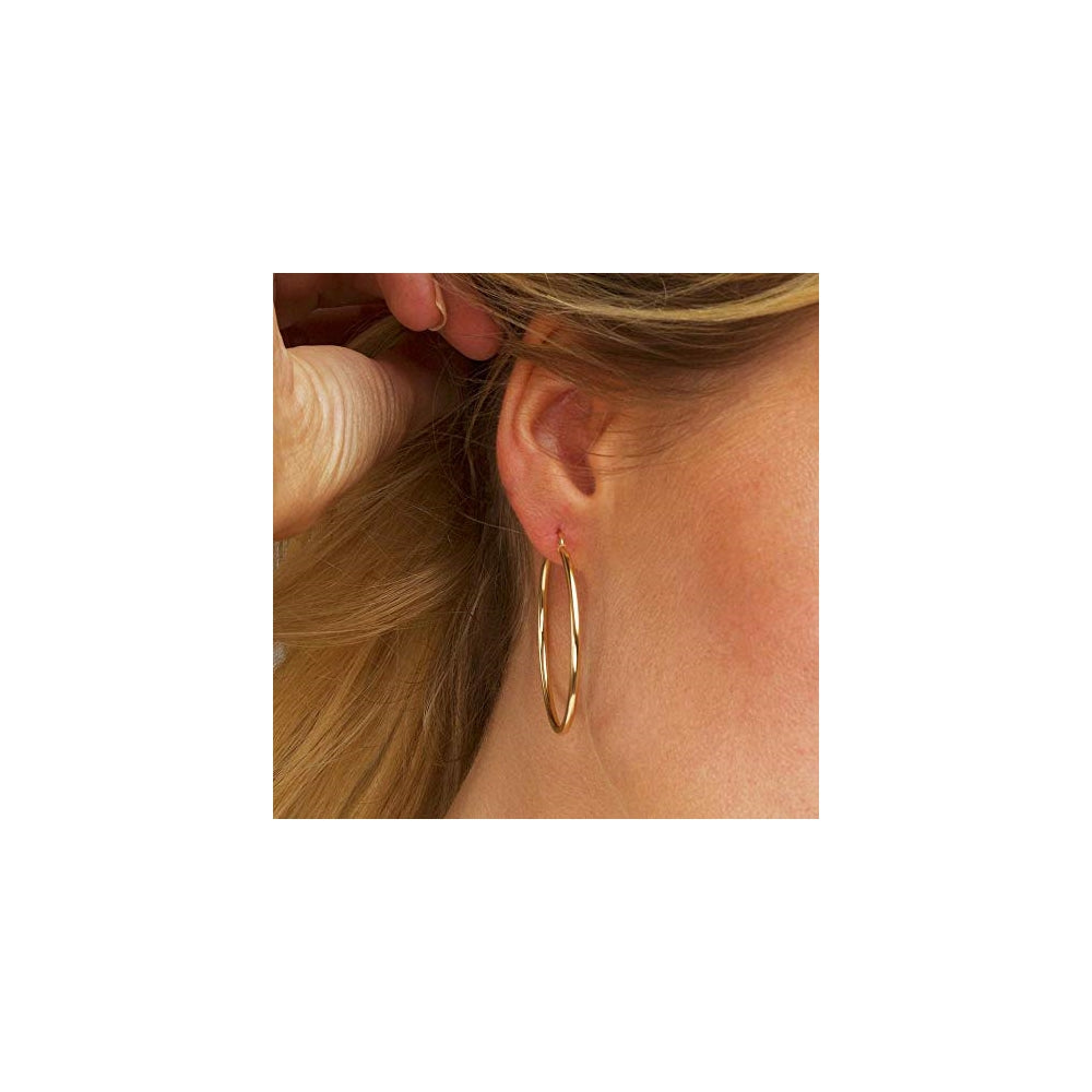 Aretes para mujer con poste de plata