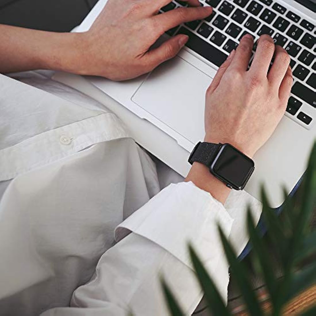 Correa de lona de cera para Apple Watch