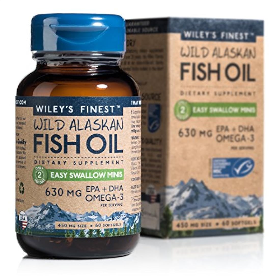 aceite de pescado fácil de tragar