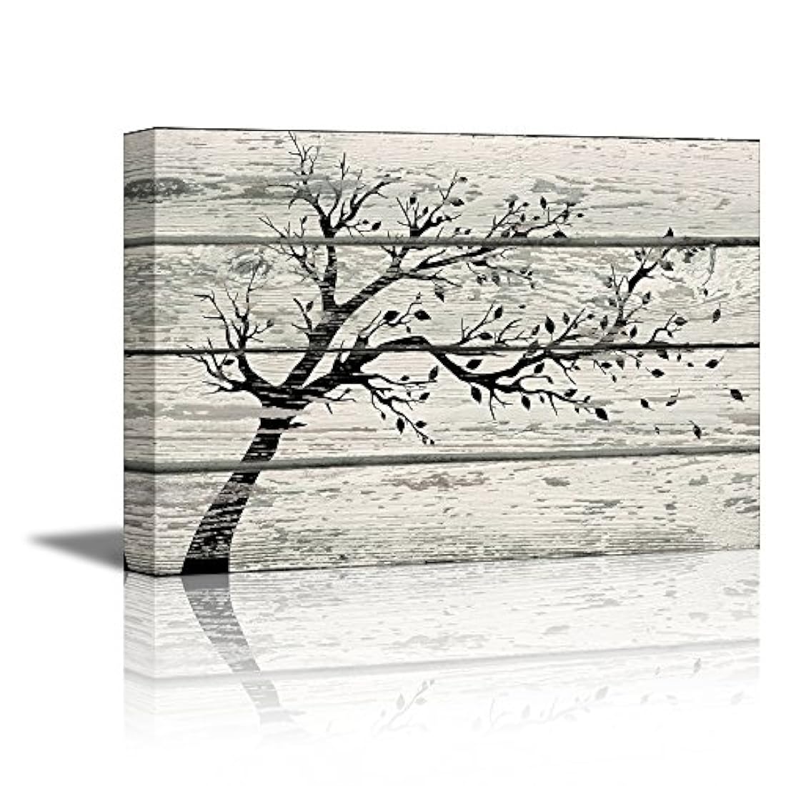 Lienzo artístico para la pared, estilo clásico de madera