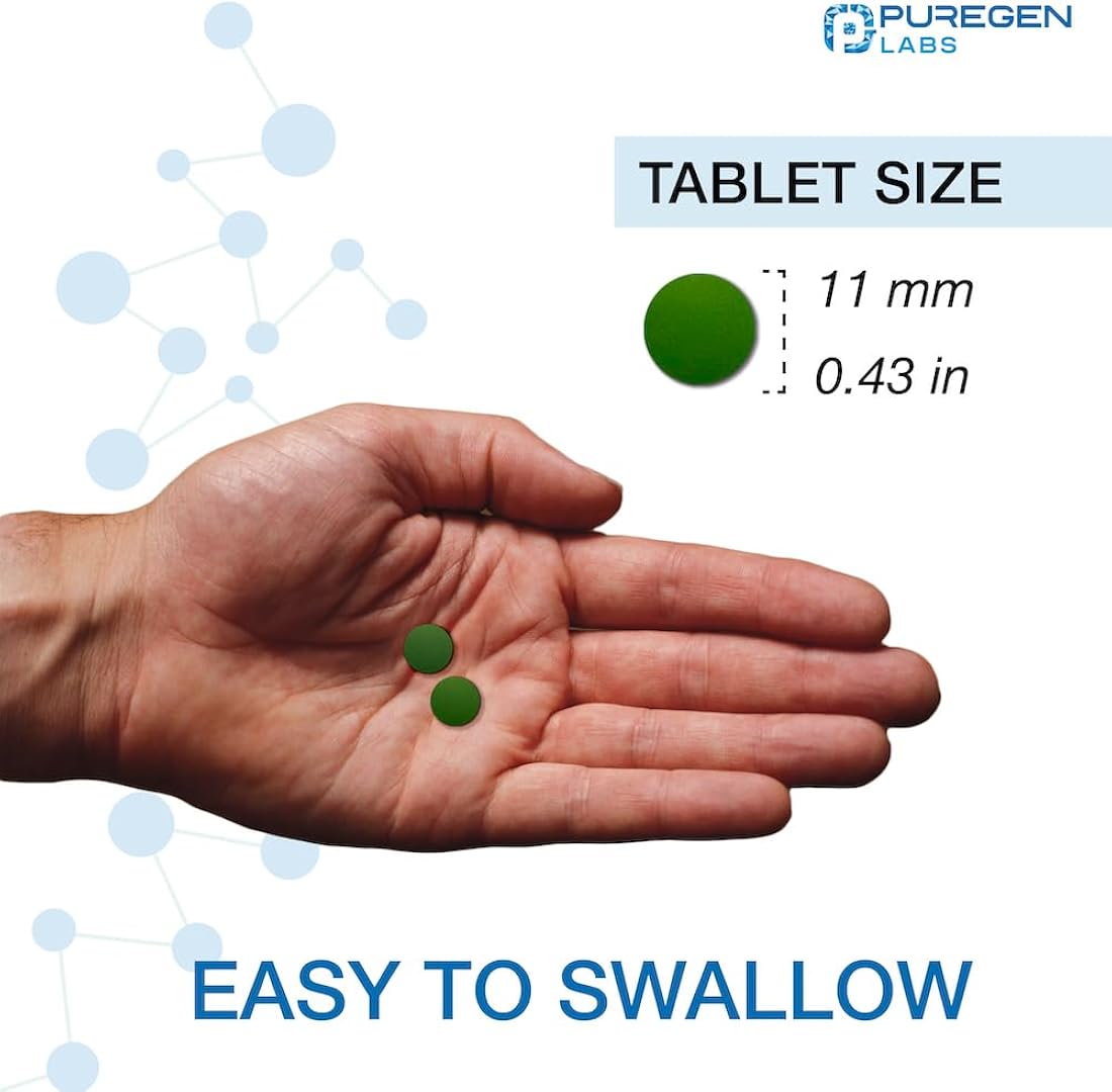 Suplemento Puregen Labs Gluconato ferroso 324 mg 100 un