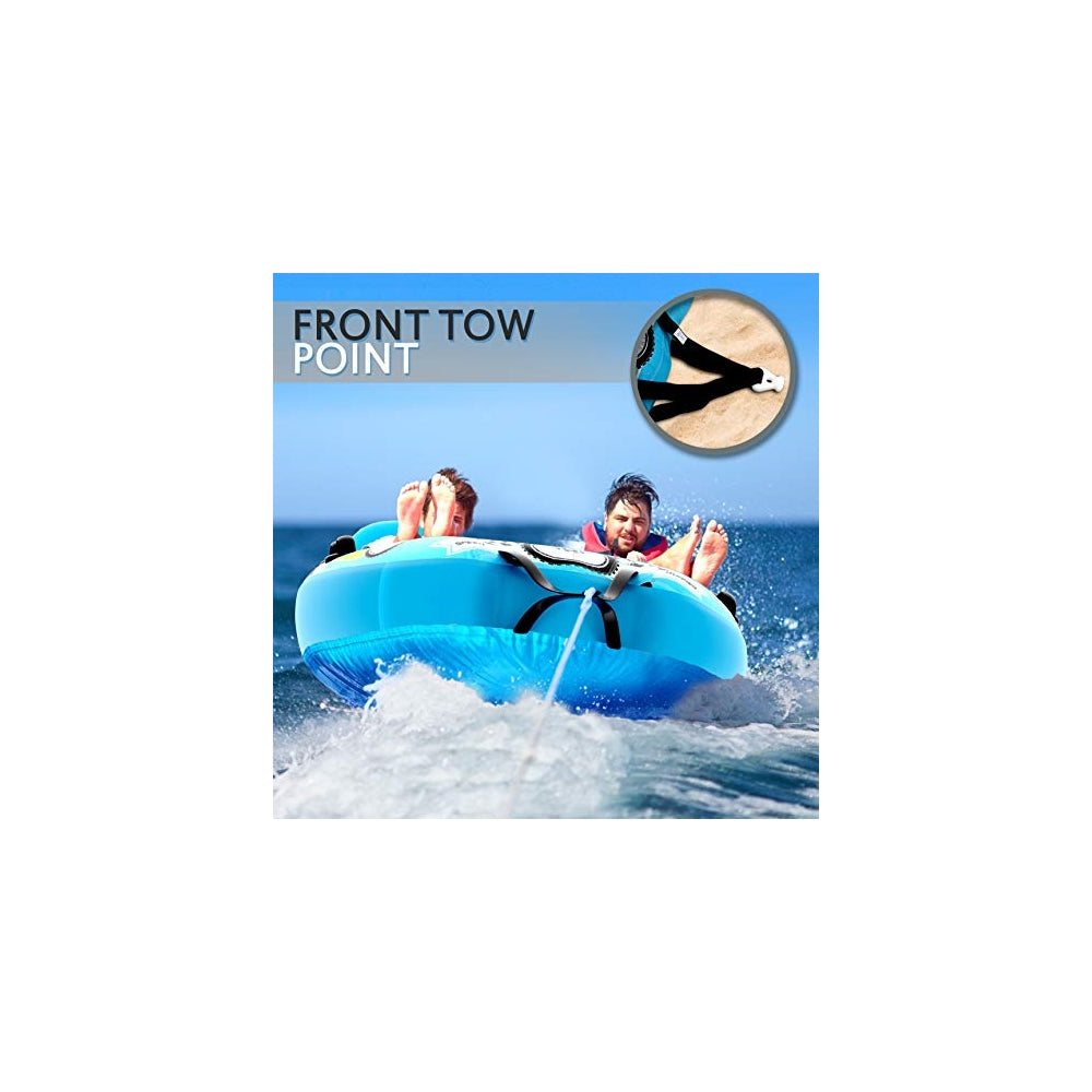 Balsa o tubo inflable con remolque SereneLife SLTOWBL10