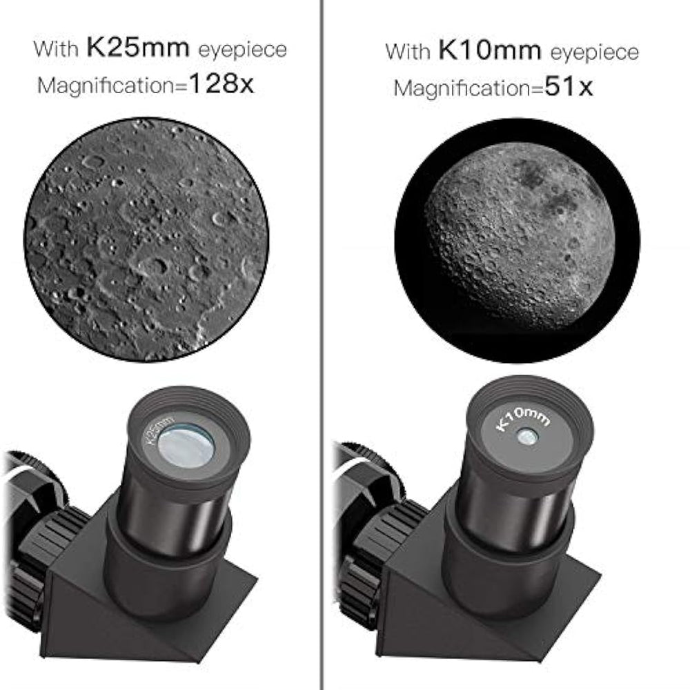 telescopio refractor de astronomía de 2.756 en trípode