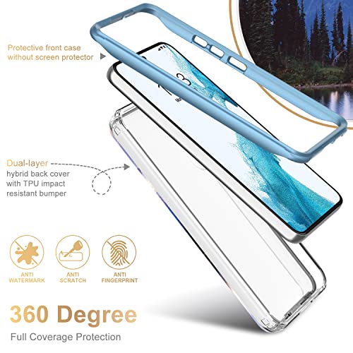 ESDOT Funda para Samsung Galaxy S22, grado militar, prueba de caídas de 21 pies, funda resistente con diseños de moda para mujeres y niñas, funda protectora para Galaxy S22 de 6.1 pulgadas, montaña de nieve