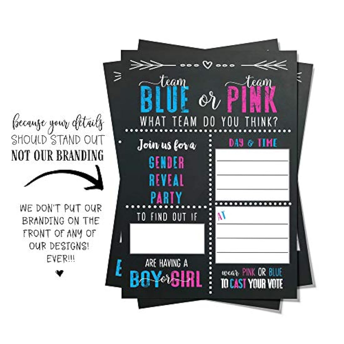 tarjetas de invitacion de revelacion de género