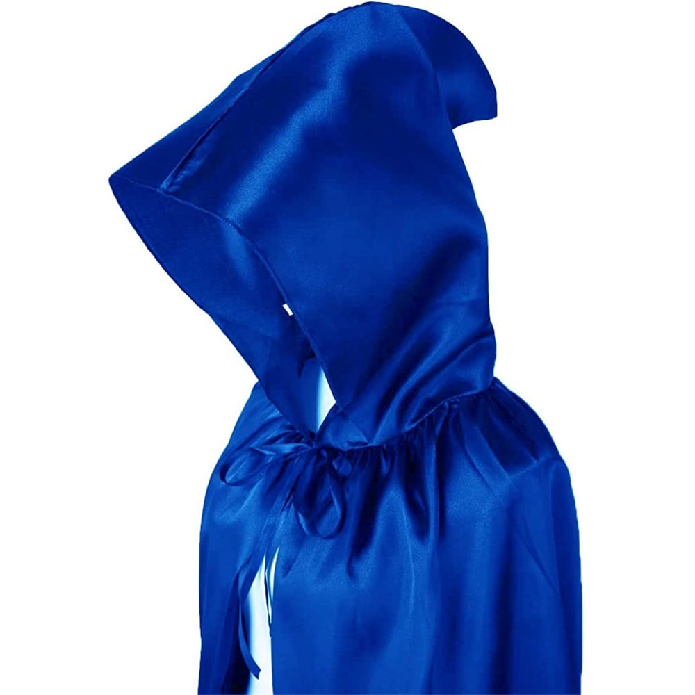 Disfraces de Capa con capucha talla M azul