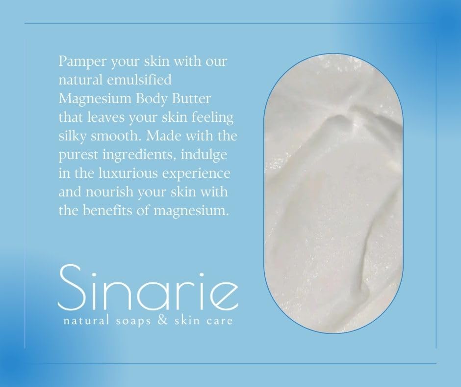 Manteca Corporal Emulsion de Magnesio con Manteca de Mango