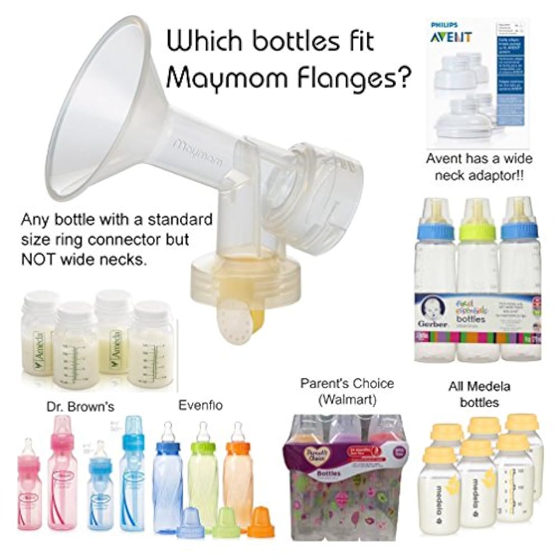 Kit de bomba de mama para bomba de lactancia Medela Swing.