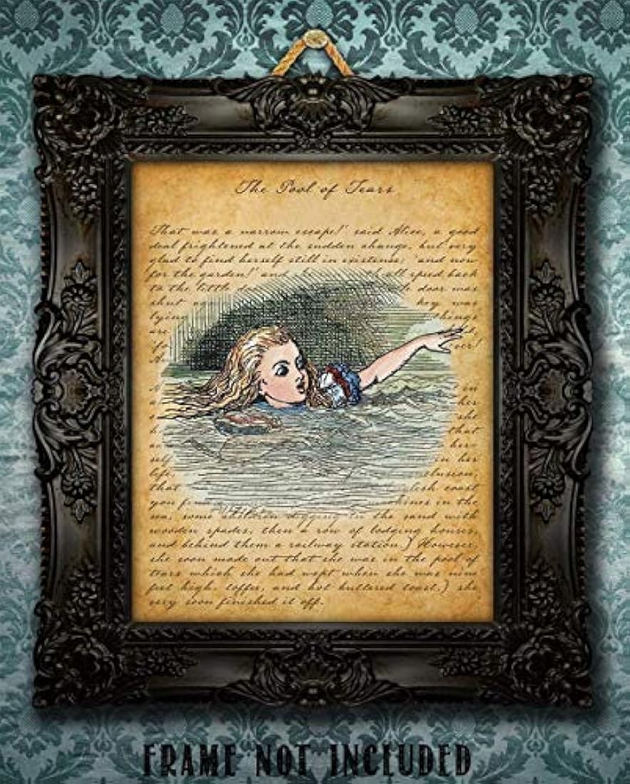 cartel de Alicia en el país de las maravillas de 11x14