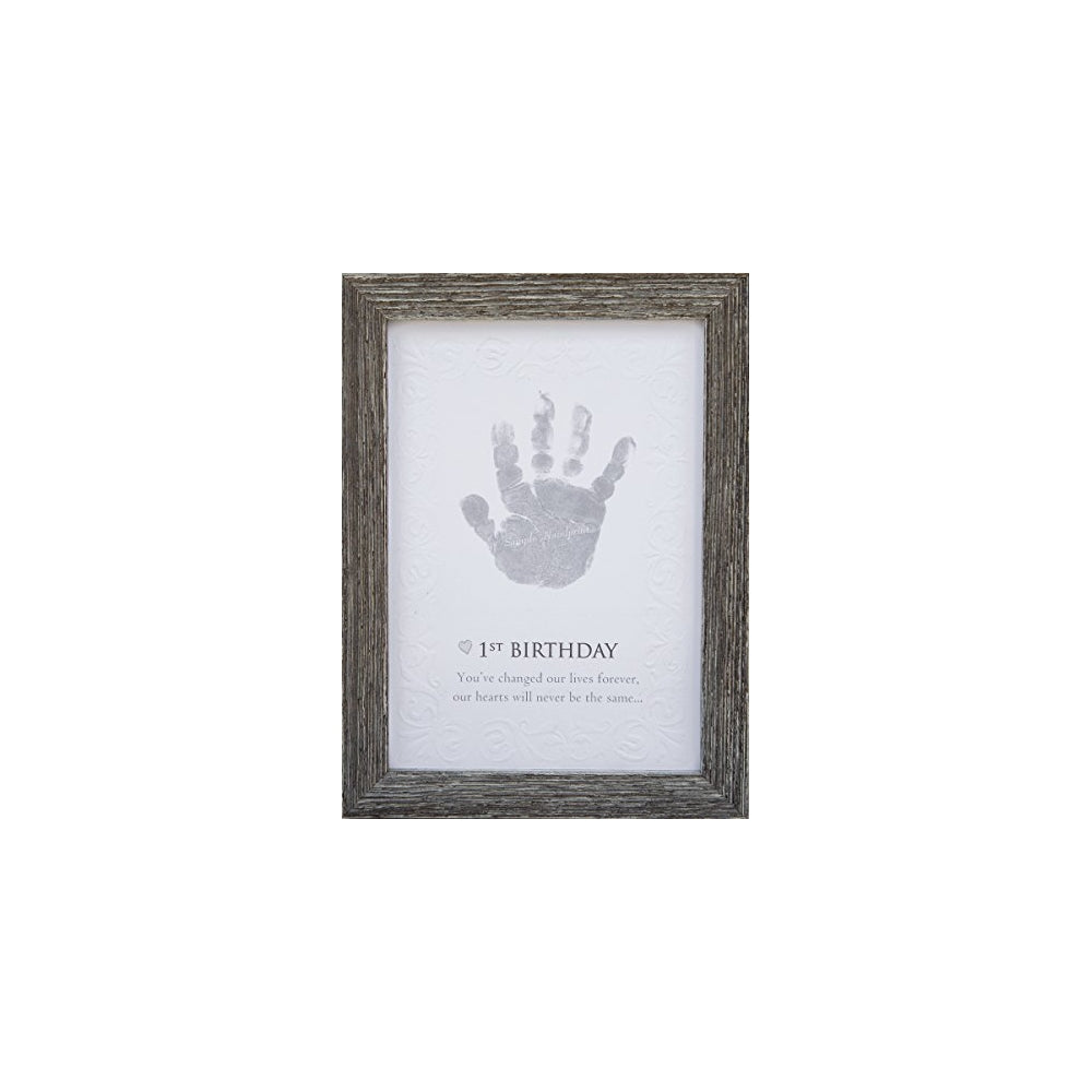 Recuerdos de marco de estilo para bebé Gris