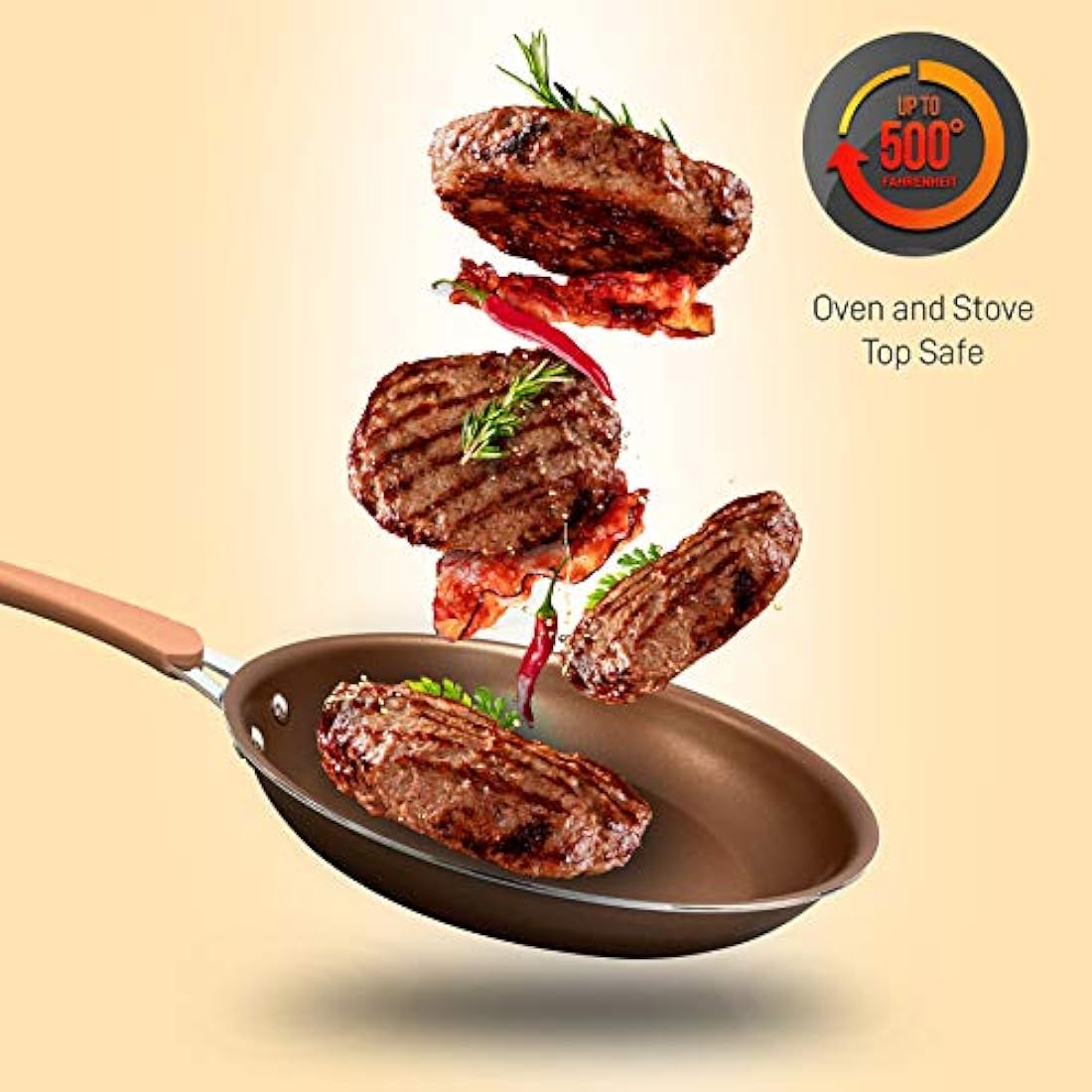 Sartenes juego de 3 piezas para cocina NutriChef NCW12FP3