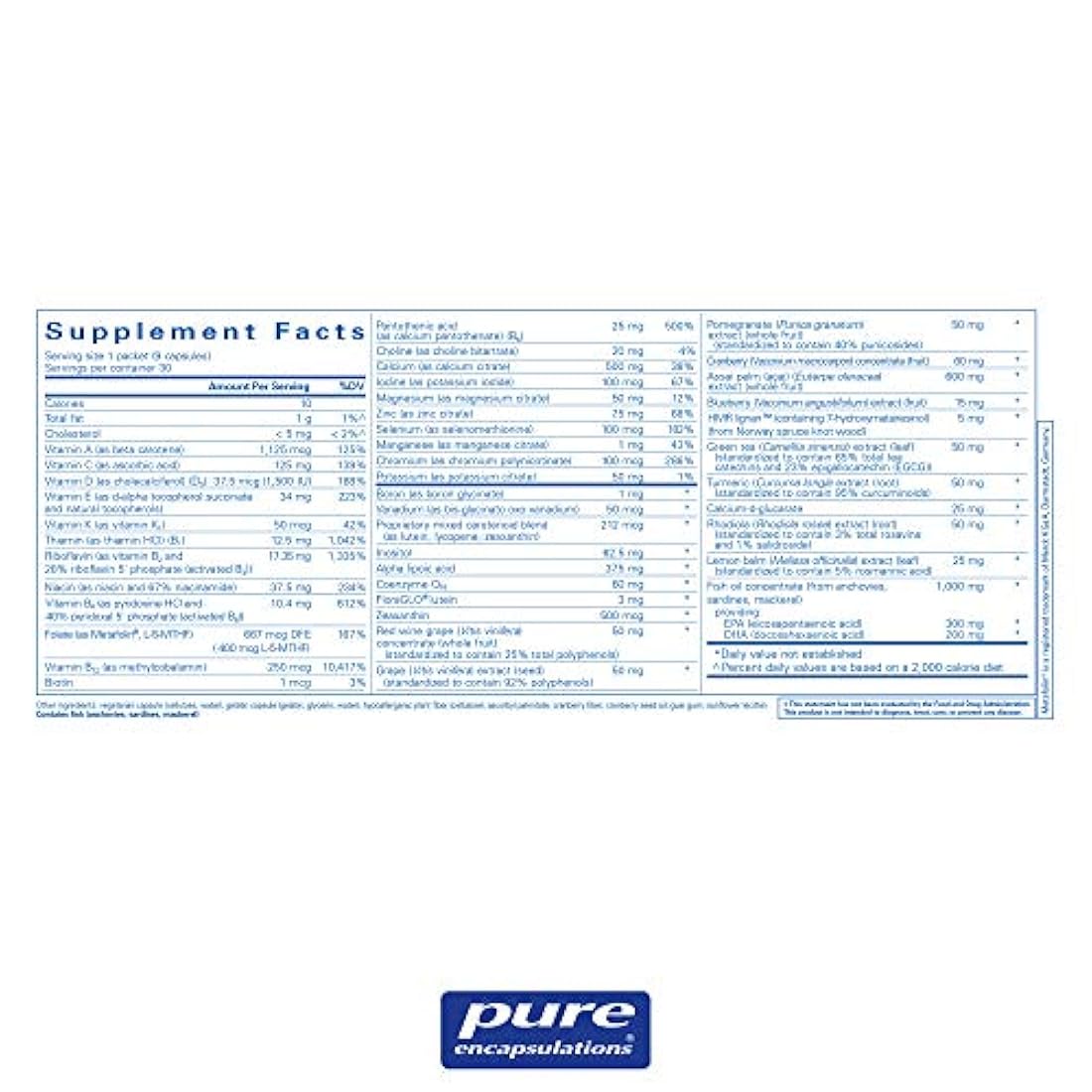 Encapsulaciones puras - Pack de 30 paquetes para mujer, 30, 1