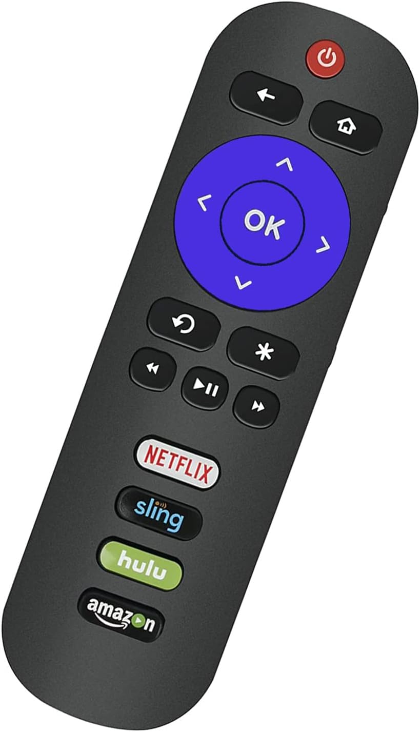 Control Remoto TCL Roku TV con botones para Netflix y más