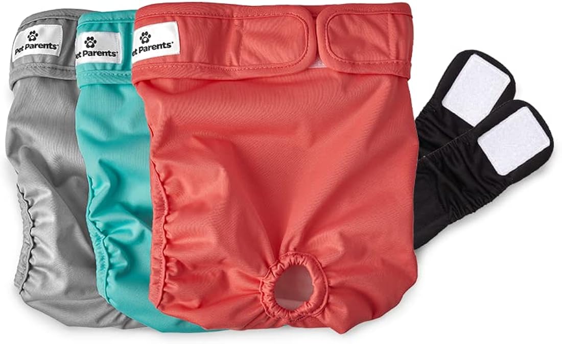 Pet Parents -Pañales lavables perros(mediano,Southern Belle)
