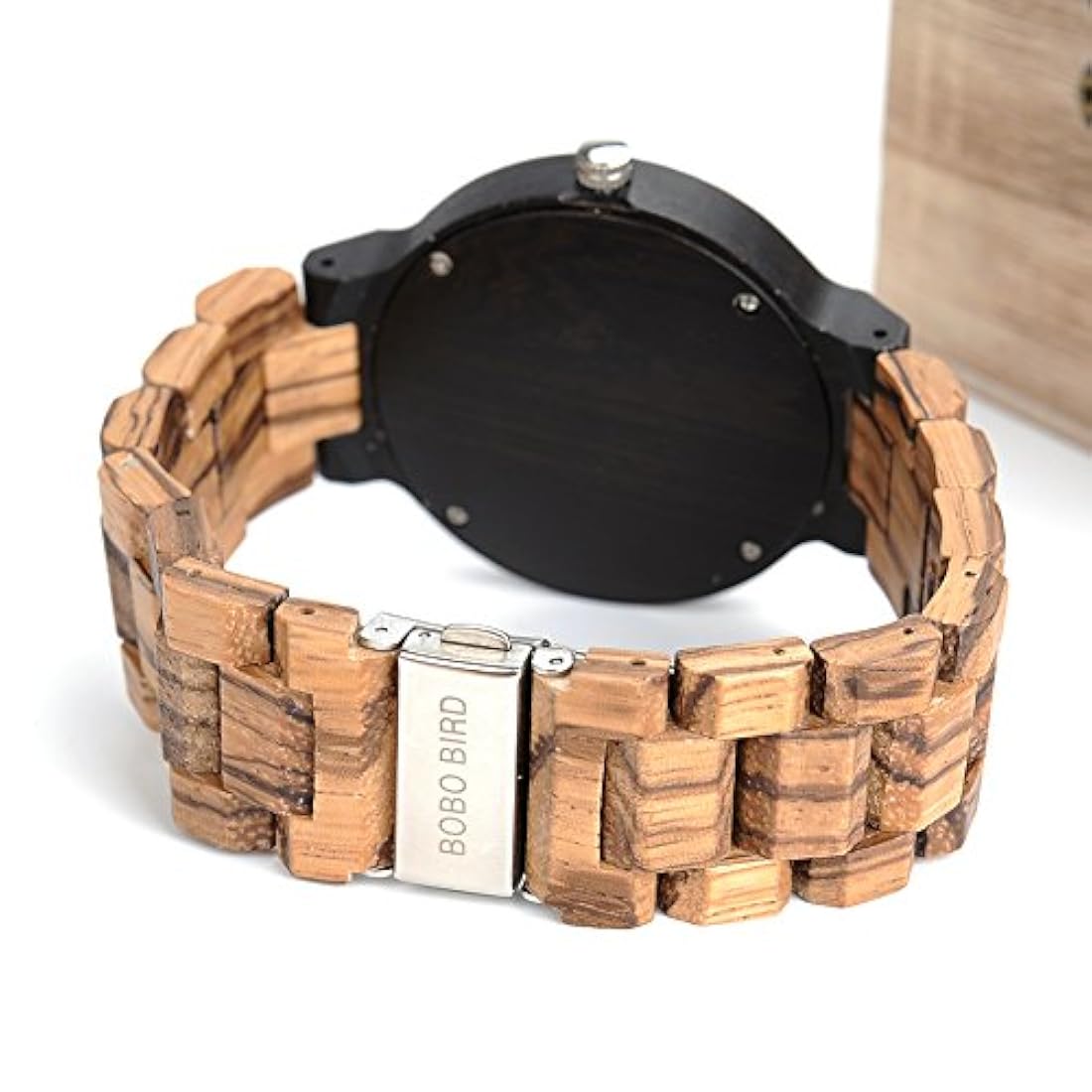 Reloj de madera para hombre Cuarzo analógico c