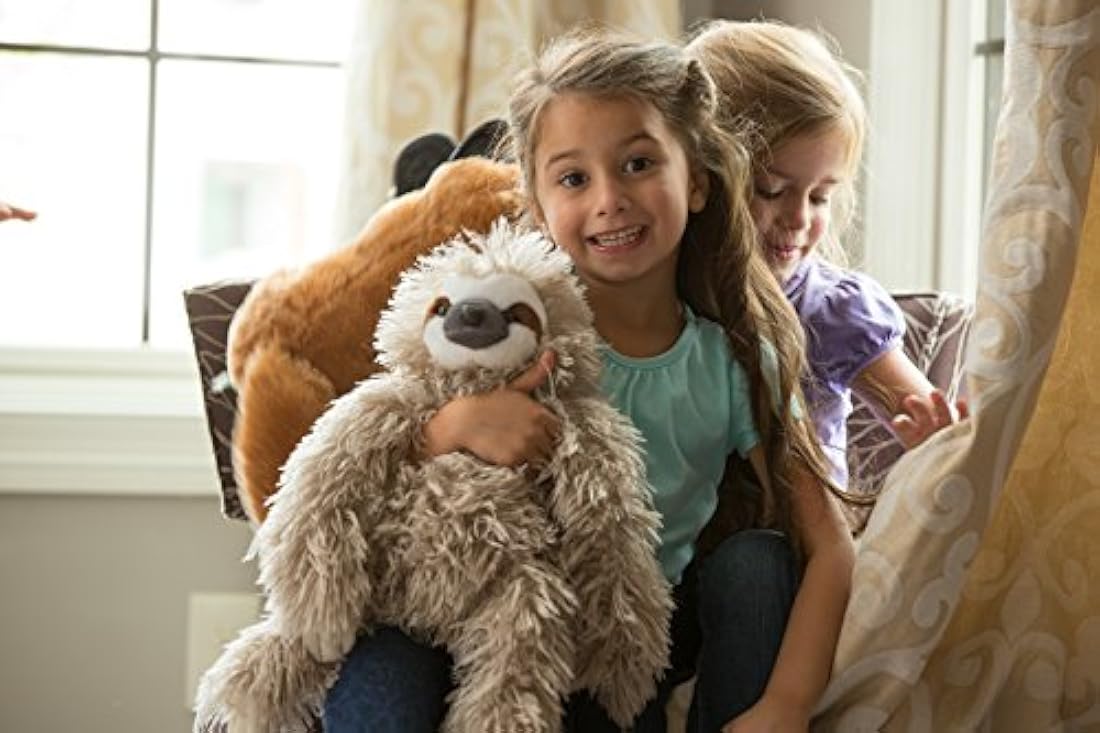 Peluche de peresozo de tres dedos de felpa