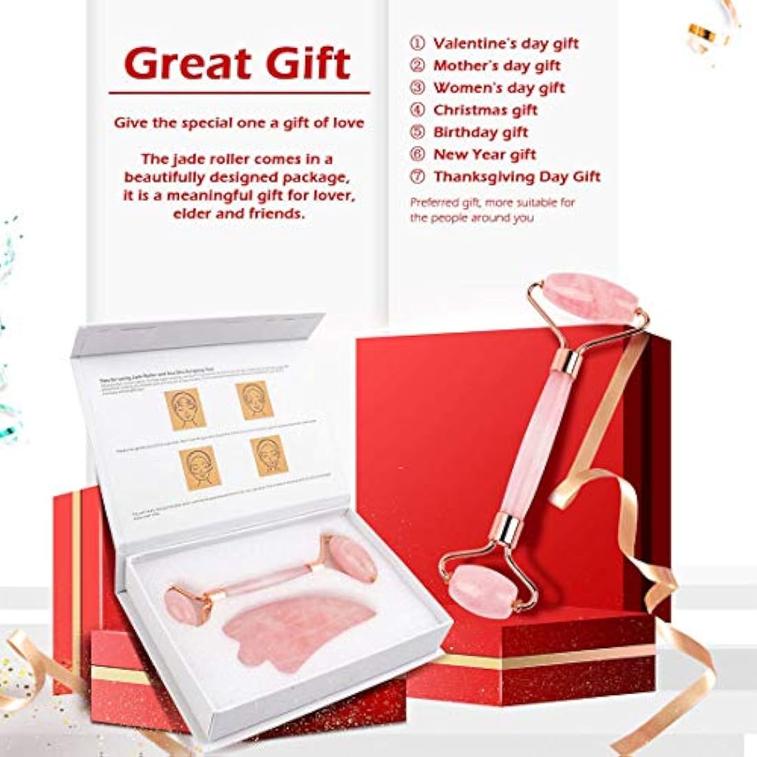 Rodillo de jade para cara