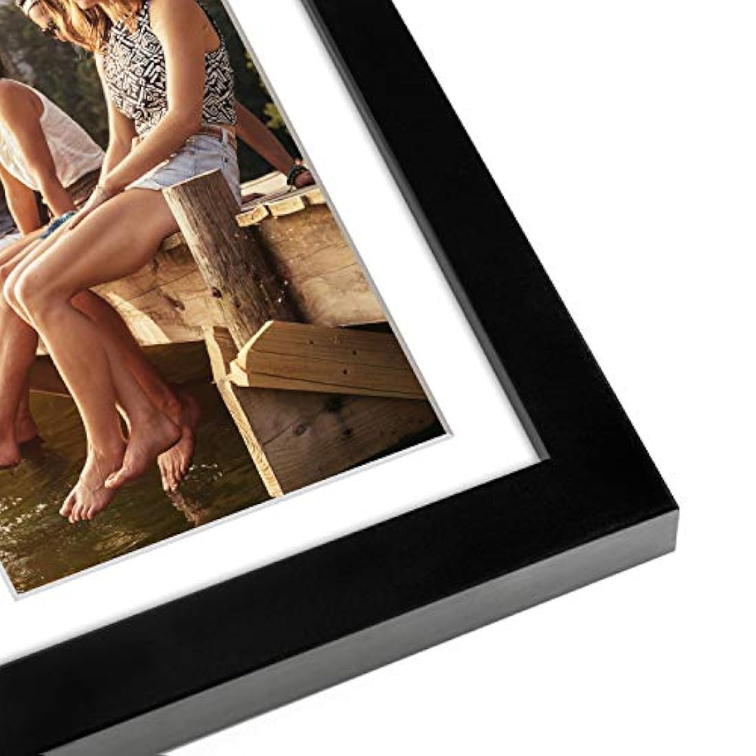 Americanflat - Marco de fotos para collage (8.0 x 16.0 in, 3 fotos de 5 x 7 en tu pared)