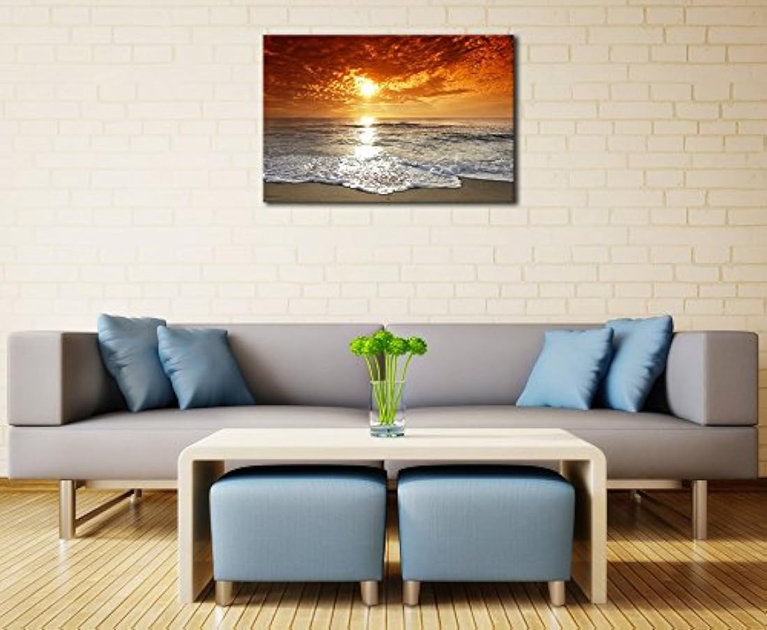 Wieco Art - Paisaje moderno marino, arte expandido