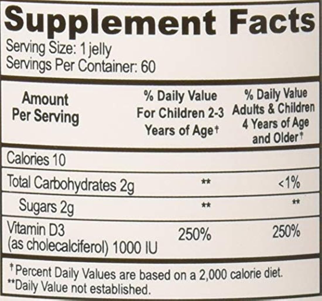 Vitamina D Masticables Gommies para niños