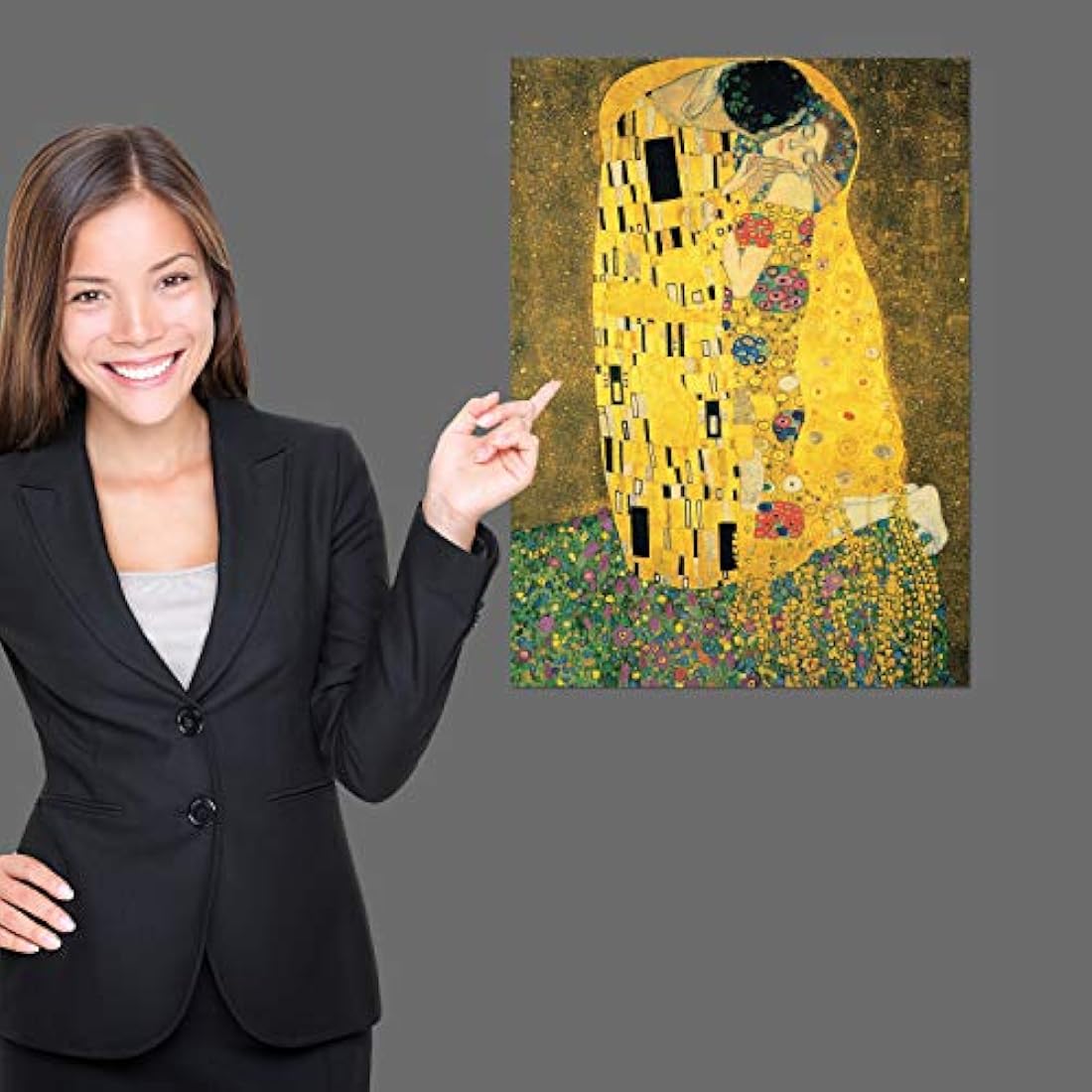 Poster laminado de The Kiss de Gustav Klimt