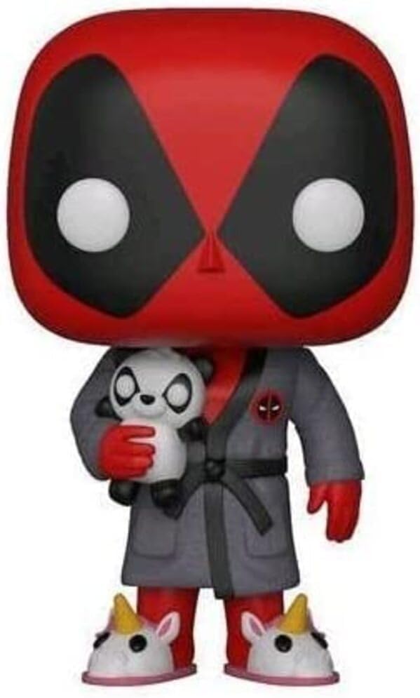 Muñeco Funko POP! Marvel: Deadpool en bata - Juego Divertido