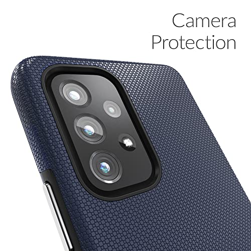 Crave Dual Guard - Funda para Samsung Galaxy A53, protección a prueba de golpes, doble capa para Samsung Galaxy A53 5G, color azul marino