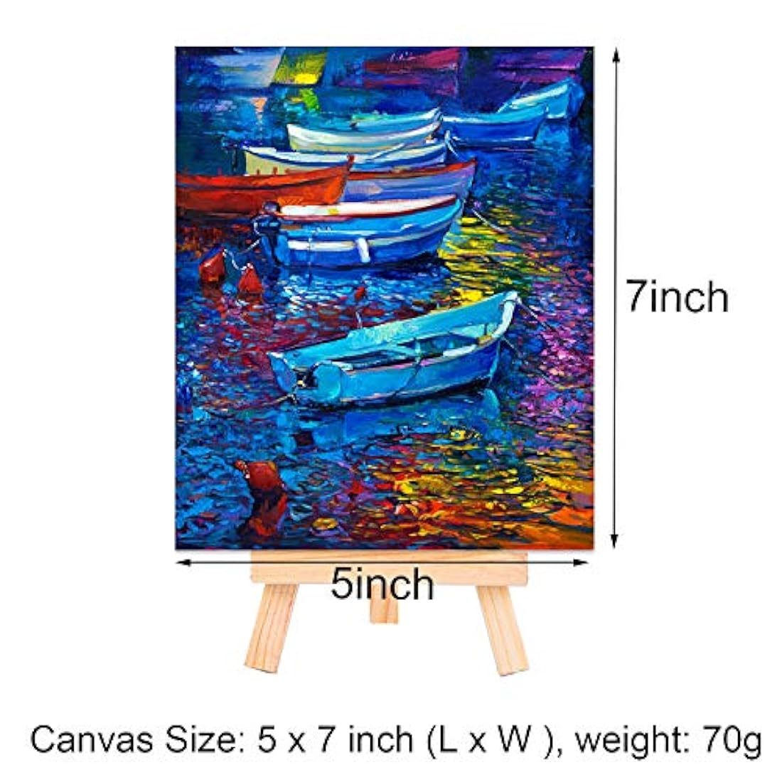 eBoot Paquete de 24 atriles pequeños de madera