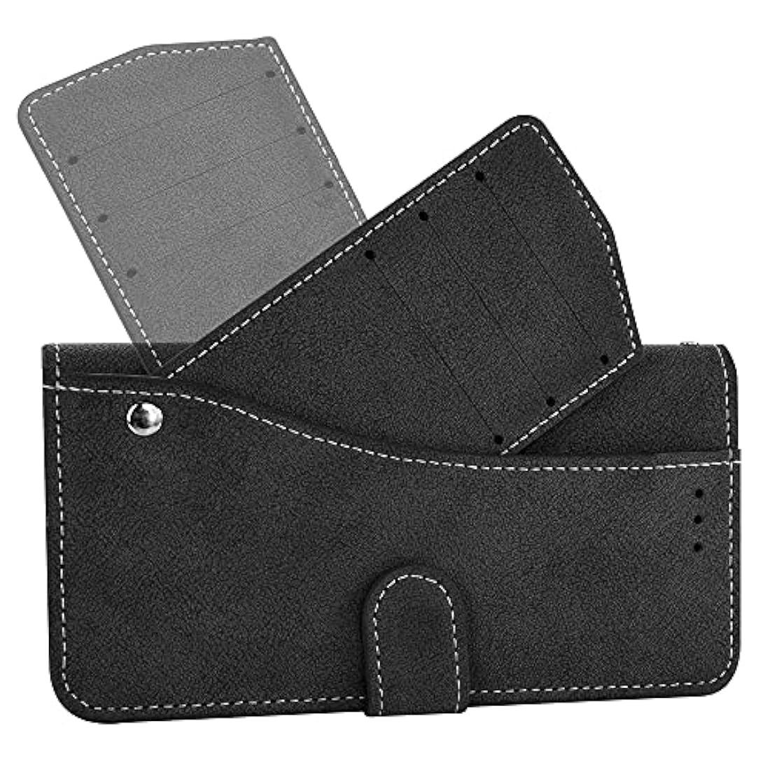 Funda tipo cartera de piel de lujo para teléfono móvil