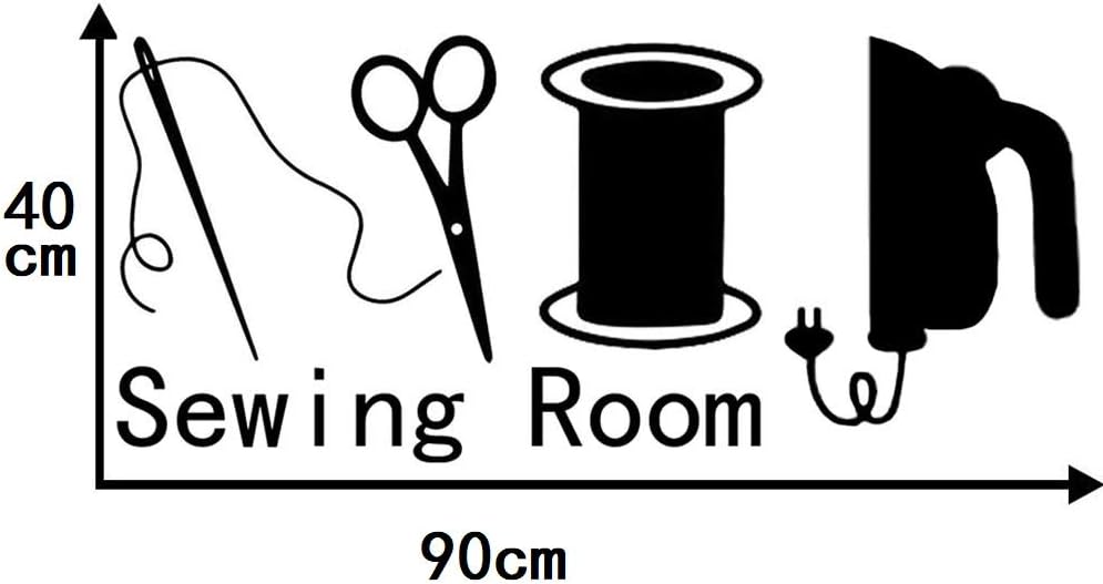 Vinilo Decorativo BIBITIME Taller de Costura 15.7x35.4