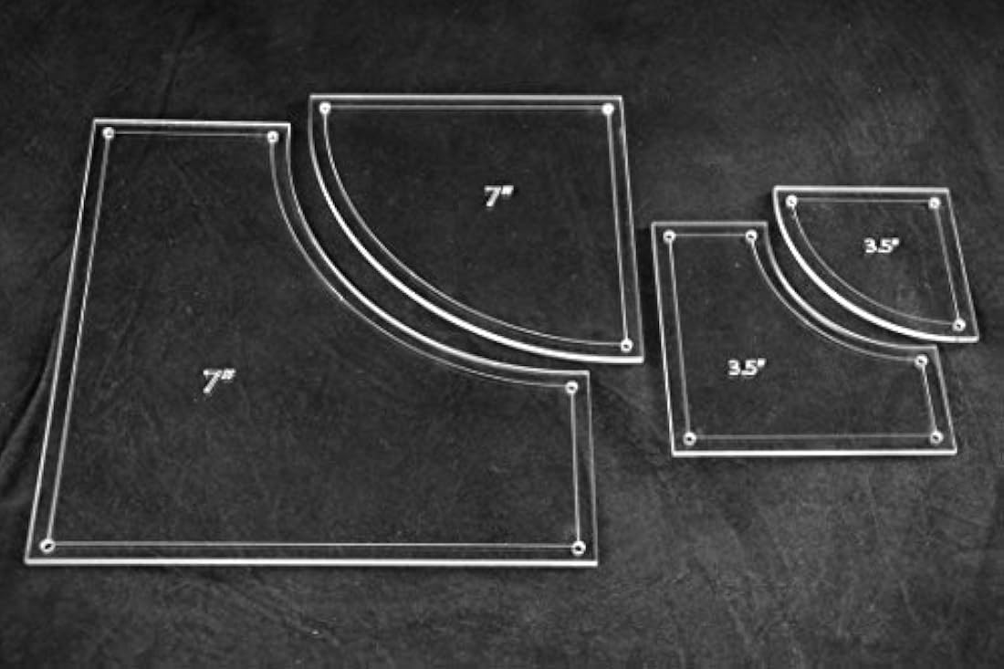 Juego de 4 piezas de plantillas (acrílico)