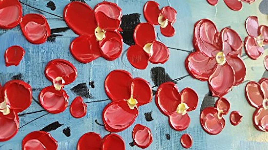 óleo pintadas a mano, estiradas y enmarcadas, lienzo moderno