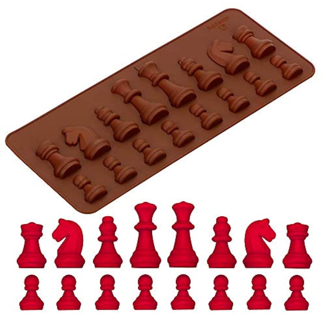 Moldes de silicona de ajedrez en forma de ajedrez