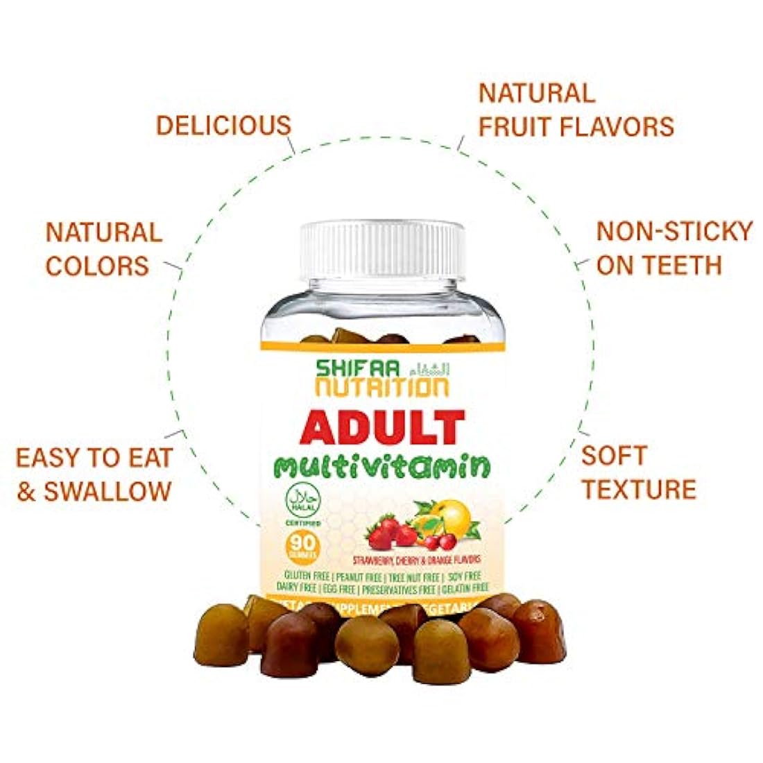 Shifa - Multivitaminas para adultos con 11 vitaminas