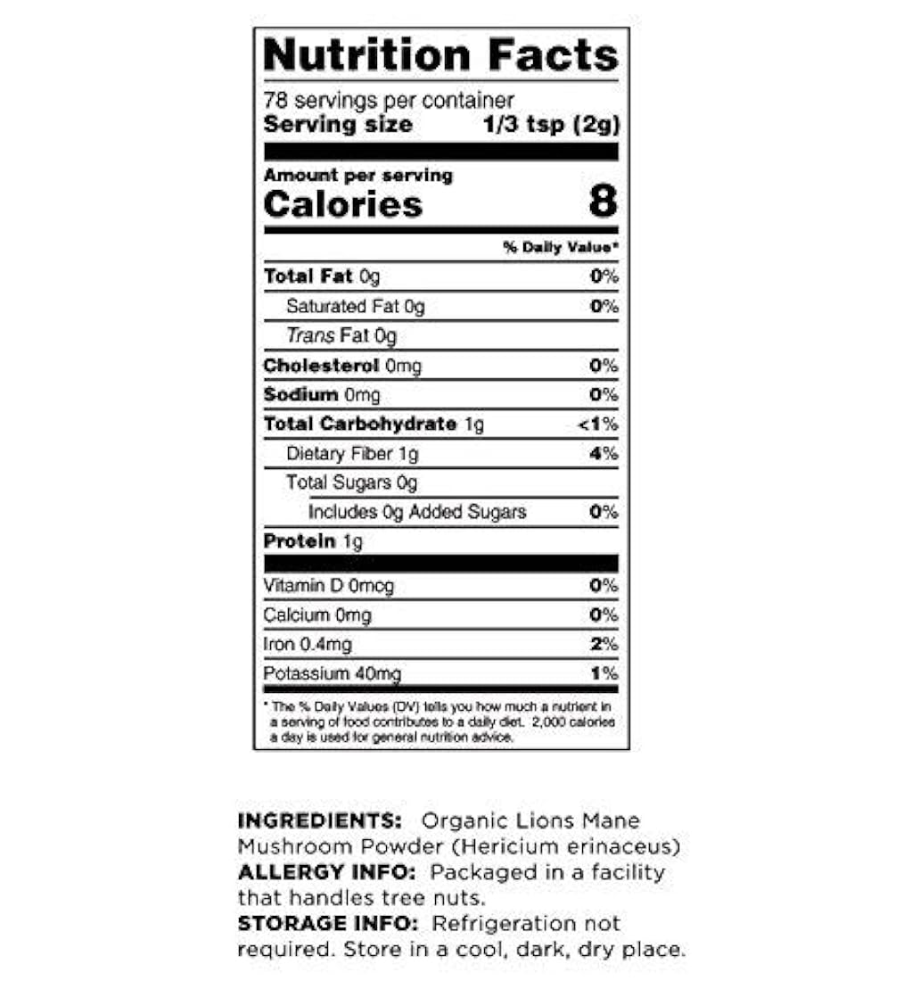 Terrasoul Superfoods Polvo de hongos