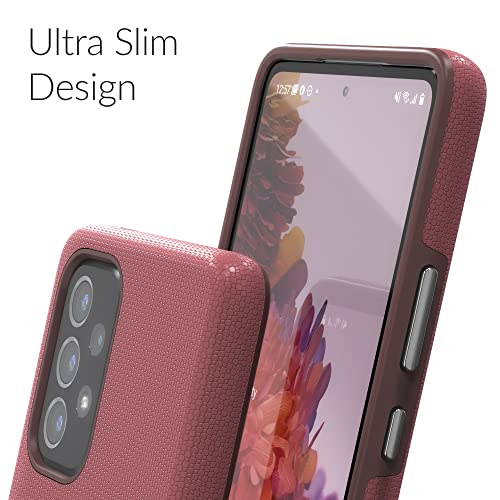 Crave Funda Dual Guard para Samsung Galaxy A53, protección a prueba de golpes, funda de doble capa para Samsung Galaxy A53 5G - Berry