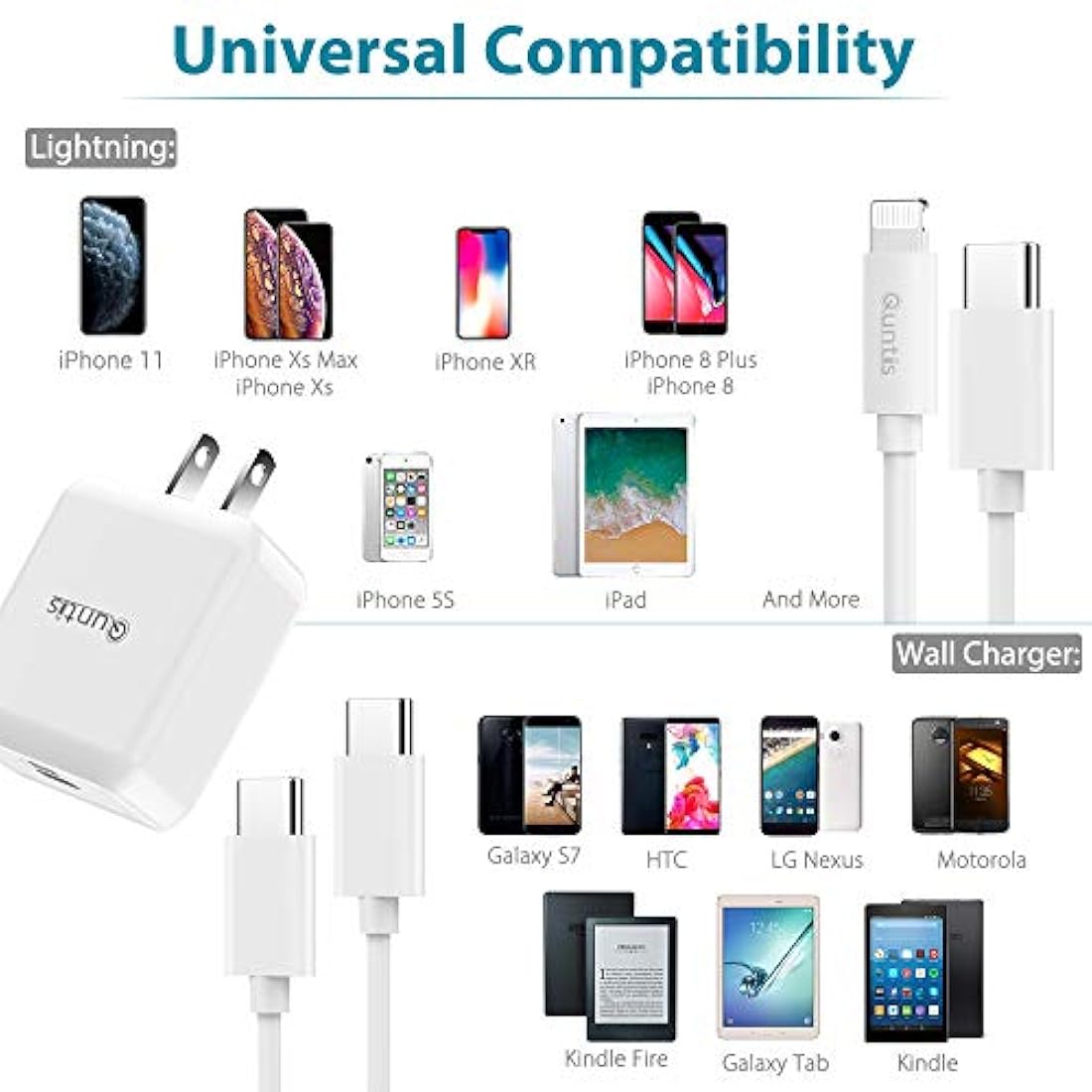 Cargador rápido para iPhone con certificado Apple