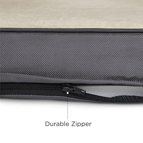 Bedsure - Cama ortopédica grande de espuma para perros/gatos pequeños, medianos, grandes y extragrandes de hasta 50 / 75 / 100 libras; espuma ortopédica con burbujas y funda extraíble lavable; alfombrilla resistente al agua para mascotas