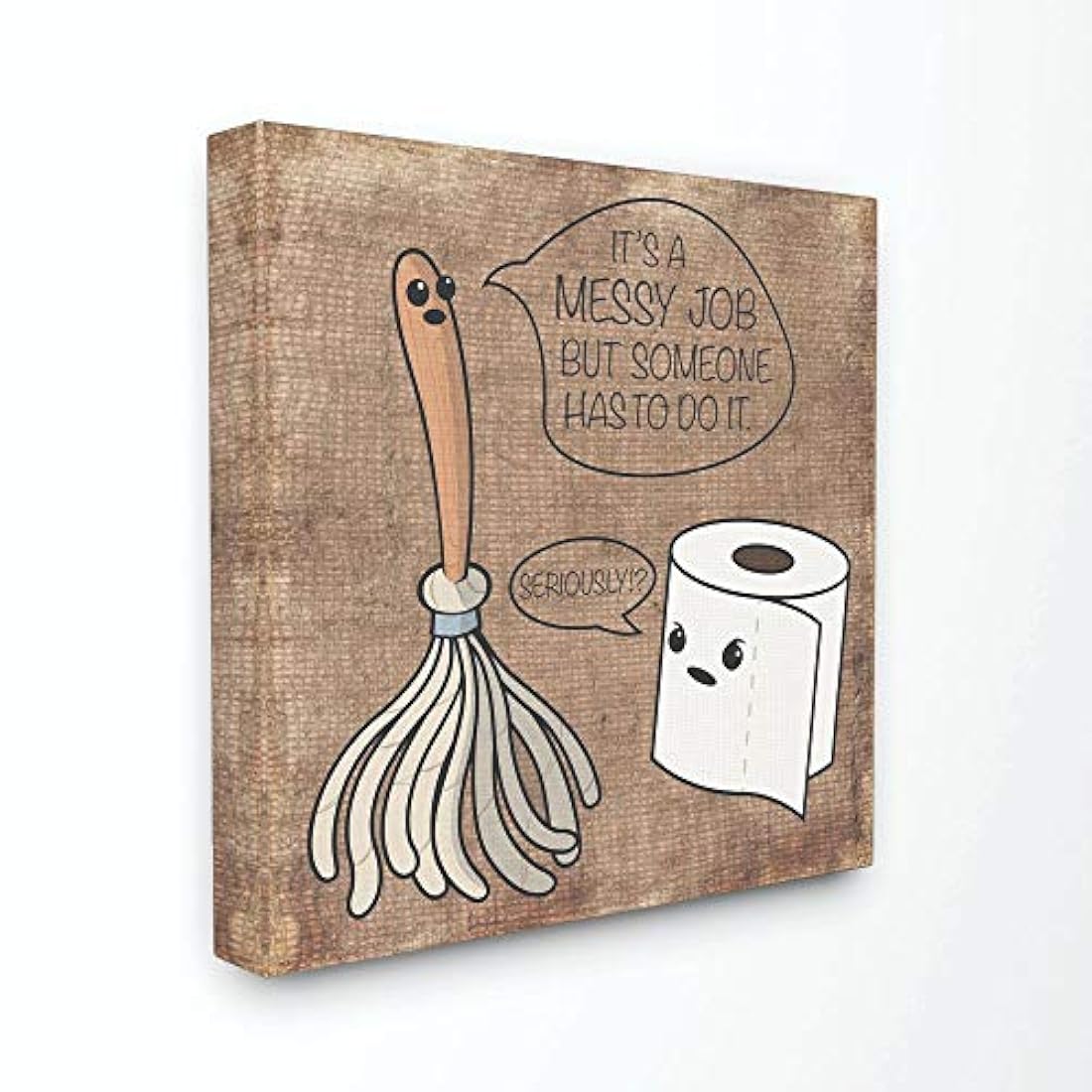 Stupell Home Decor -cartel de humor para el baño