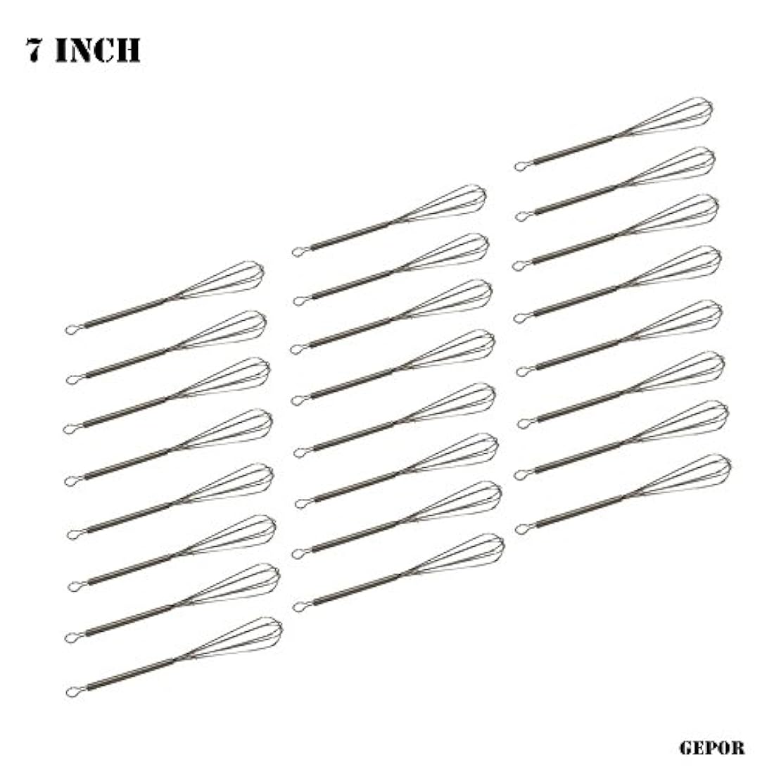 Mini batidores 7 pulgadas 24 piezas