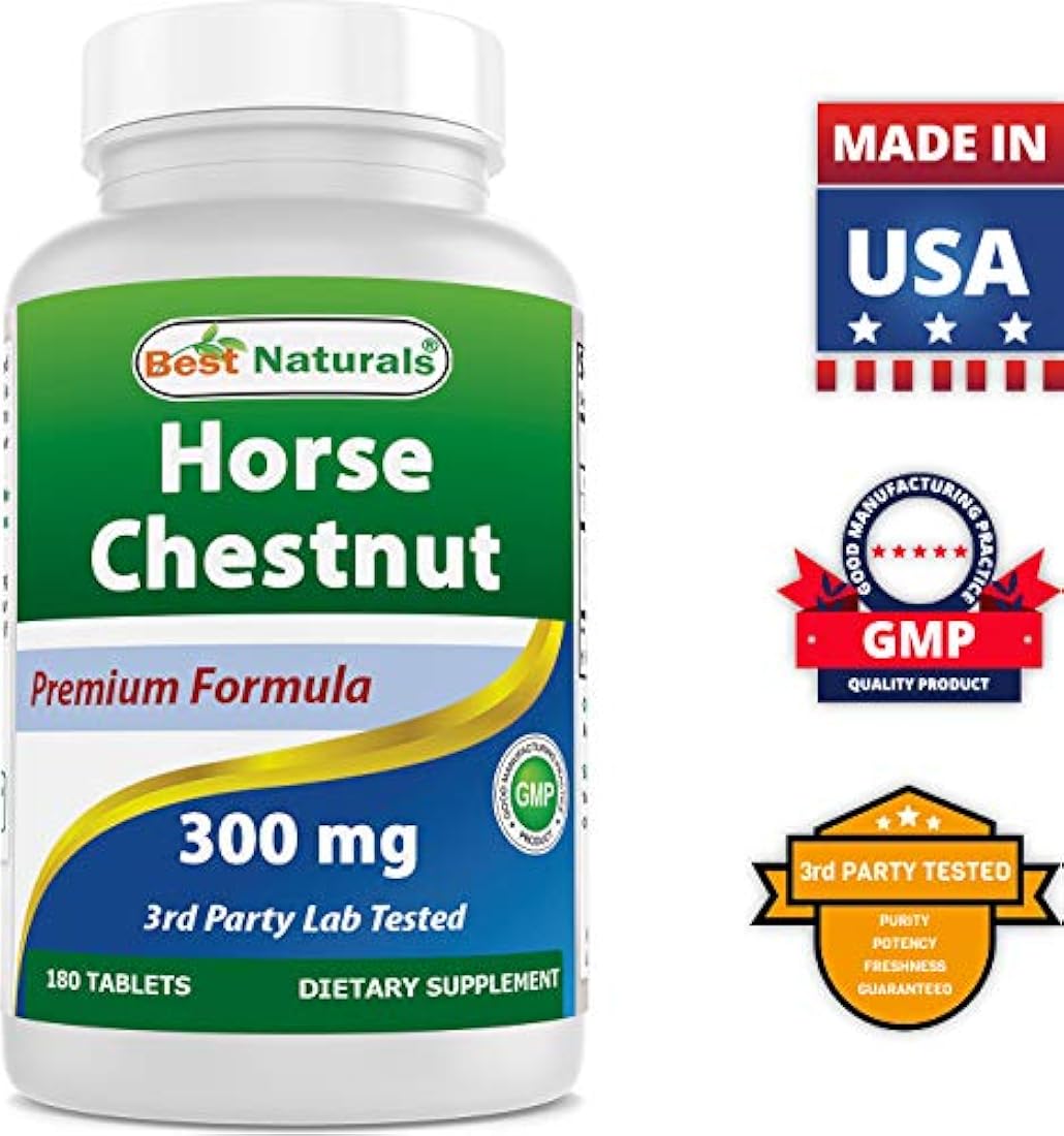Best Naturals Horse Chestnut Extracto 300 mg 180 tabletas